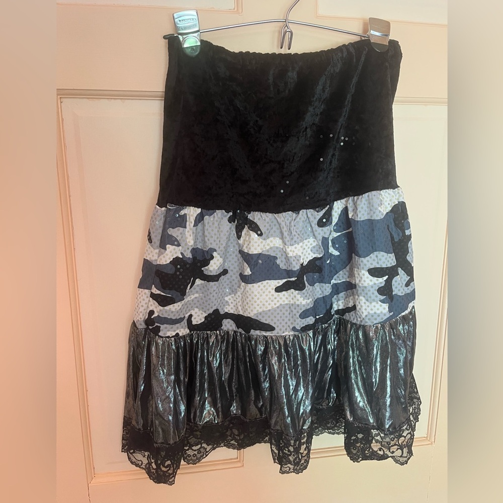 One of a kind Camouflage Mini Skirt